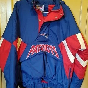 patriots starter pullover jacket
